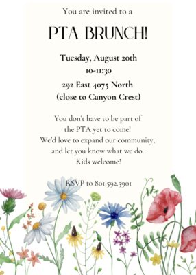 PTA Meeting Invite